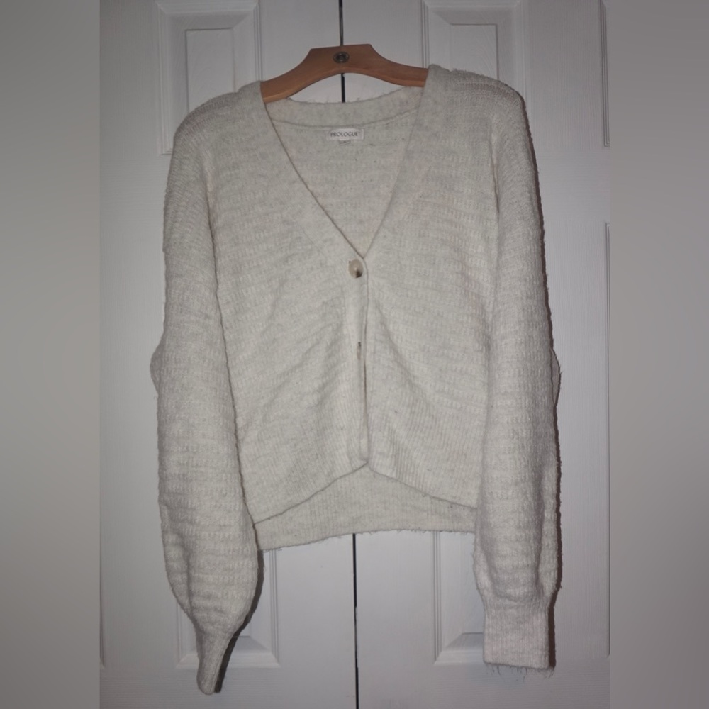 prologue button up cardigan, size US small
